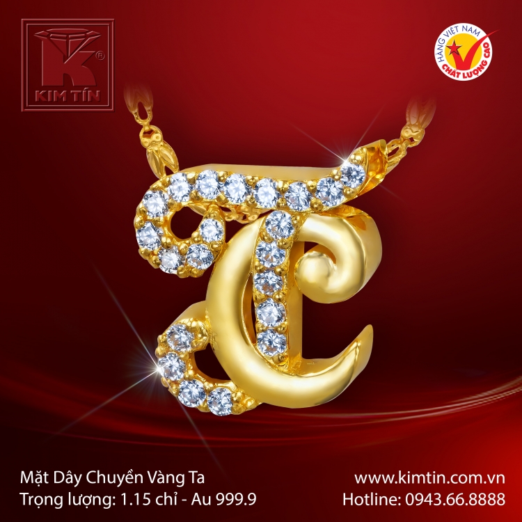 Mặt dây chuyền Vàng 24K