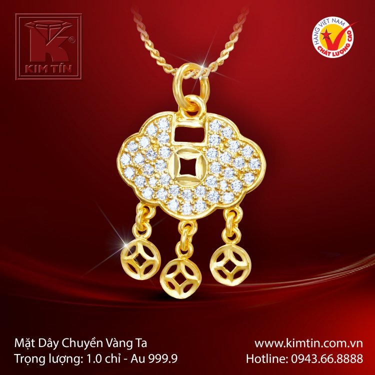 Mặt dây chuyền Vàng 24K