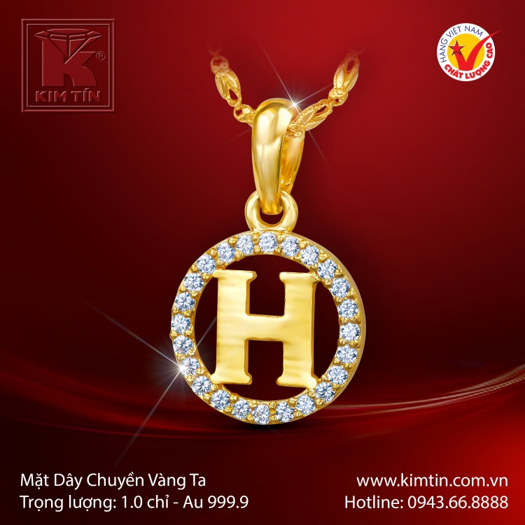 Mặt dây chuyền Vàng 24K
