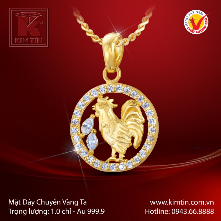 Mặt dây chuyền Vàng 24K