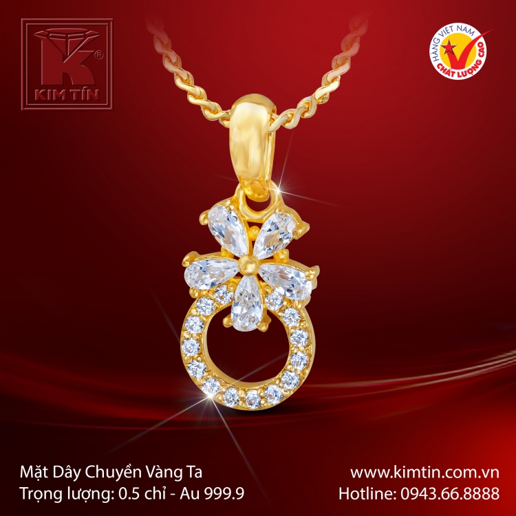 Mặt dây chuyền Vàng 24K