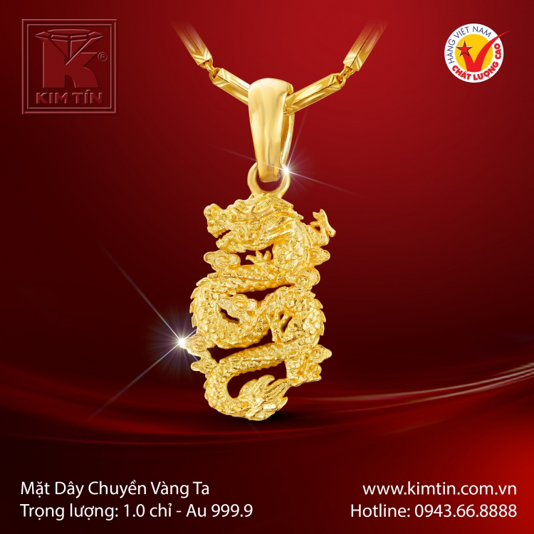 Mặt dây chuyền Vàng 24K