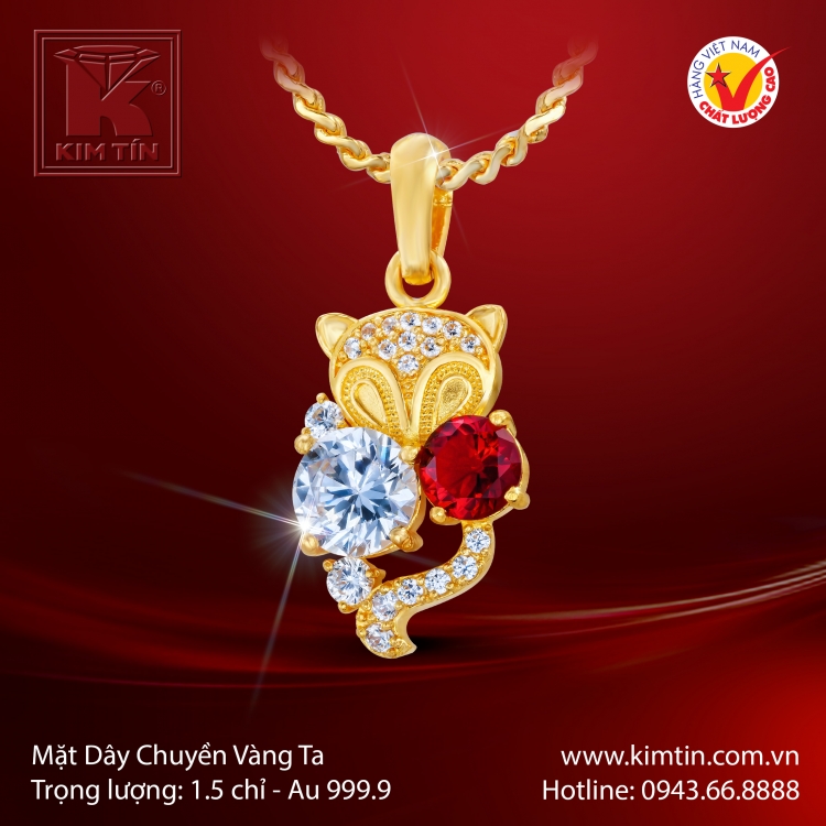 Mặt dây chuyền Vàng 24K