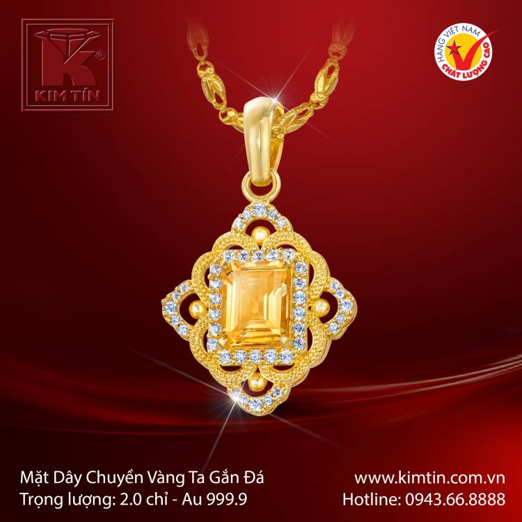 Mặt dây chuyền Vàng 24K
