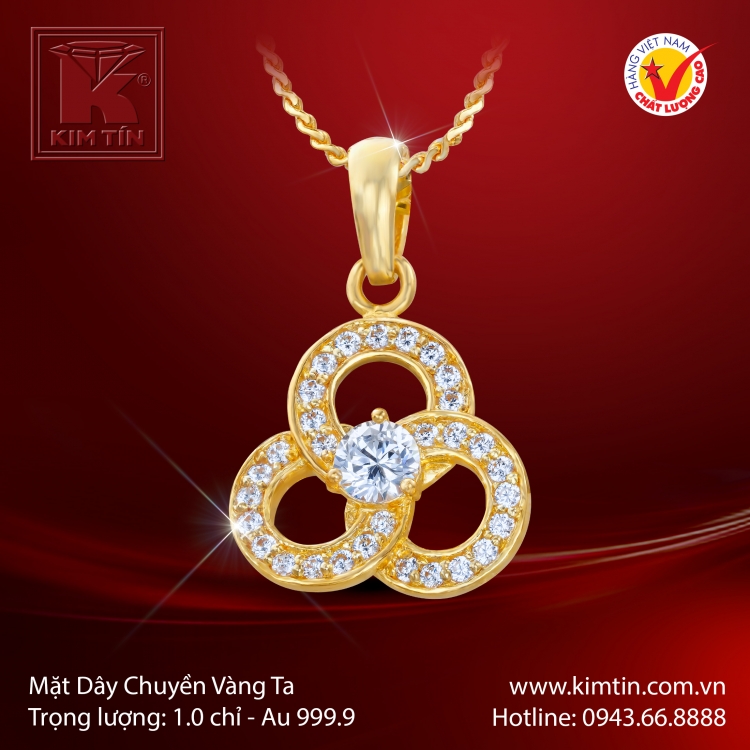 Mặt dây chuyền Vàng 24K