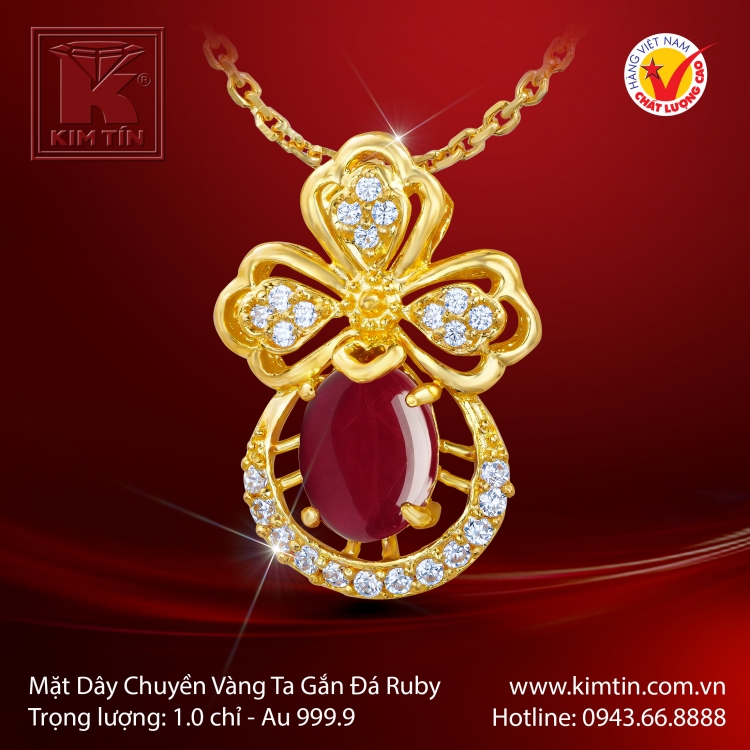 Mặt dây chuyền Vàng 24K