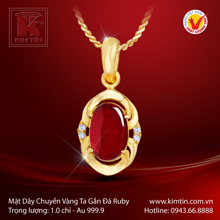 Mặt dây chuyền Vàng 24K