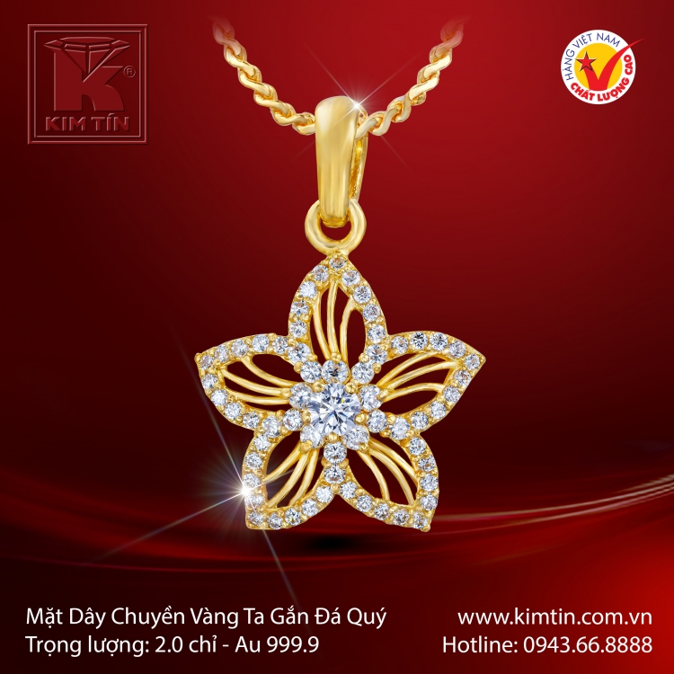 Mặt dây chuyền Vàng 24K