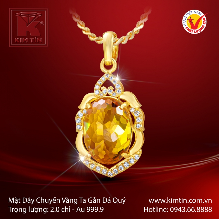 Mặt dây chuyền Vàng 24K