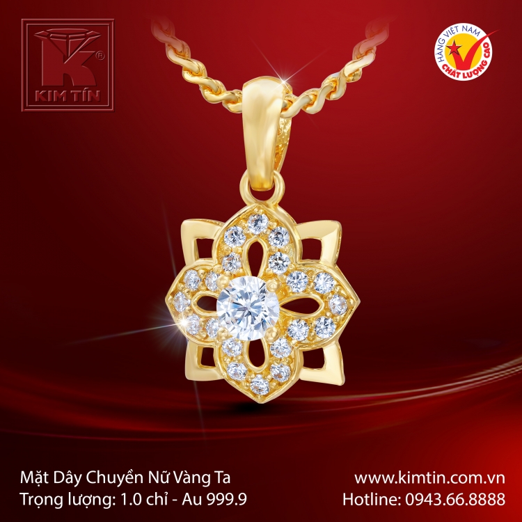 Mặt dây chuyền Vàng 24K