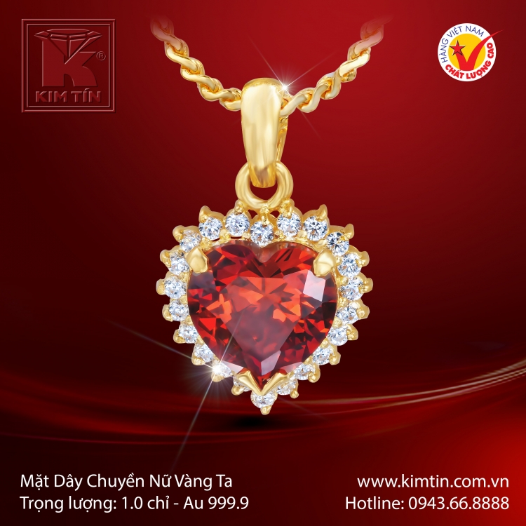 Mặt dây chuyền Vàng 24K