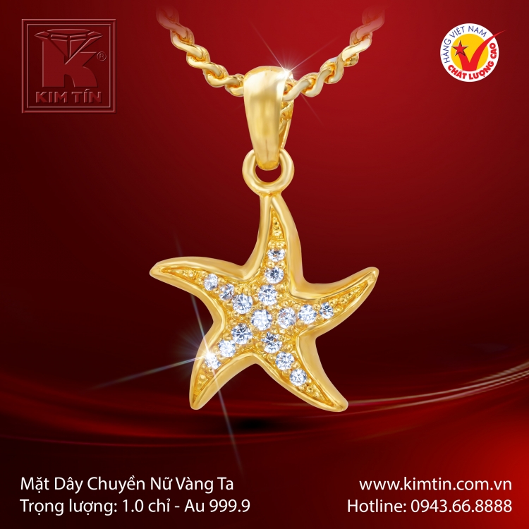 Mặt dây chuyền Vàng 24K